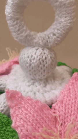 Happy Birthday Religious Crochet GIF