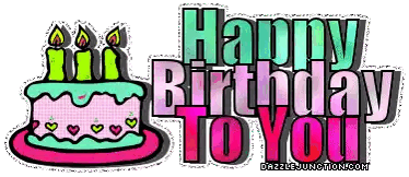 Happy Birthday Sign With Cake