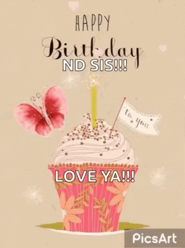 Happy Birthday Sis 371 X 498 Gif GIF