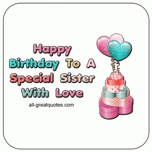 Happy Birthday Sis GIF