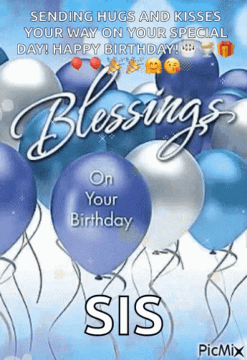Happy Birthday Sis GIF