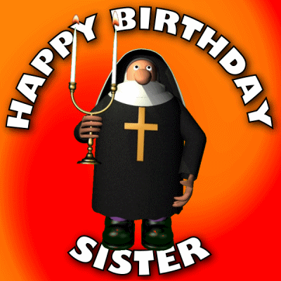 Happy Birthday Sis Sister Candle GIF