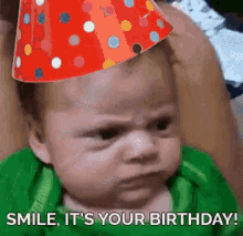 Happy Birthday Sister Funny Meme Frowning Baby GIF