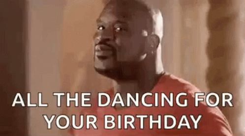 Happy Birthday Sister Funny Meme Man Cat Dancing GIF