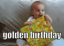 Happy Birthday Sister Funny Meme Surprised Baby GIF