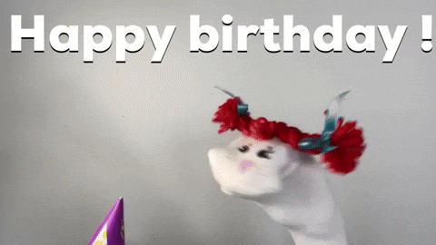 Happy Birthday Sister In Law Funny Hand Puppets Meme GIF