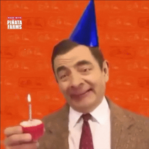 Happy Birthday Sister In Law Funny Mr Bean Meme GIF
