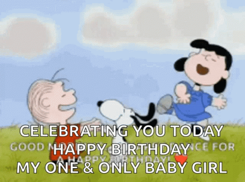 Happy Birthday Snoopy 498 X 370 Gif GIF