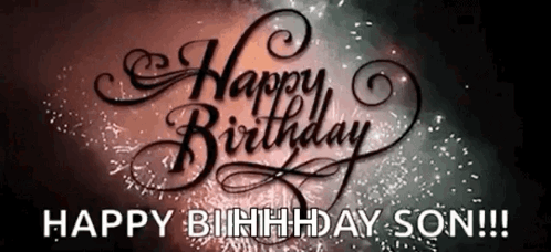 Happy Birthday Son Fireworks