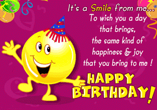 Happy Birthday Son It's A Smile GIF