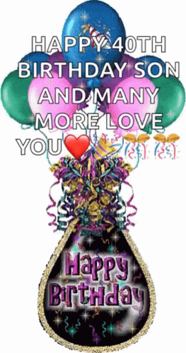 Happy Birthday Son Many More Love You GIF