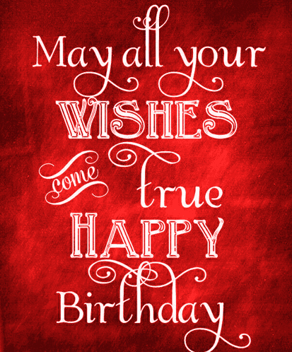 Happy Birthday Son May Your Wishes Come True GIF