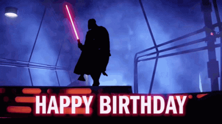 Happy Birthday Star Wars Birthday Message GIF