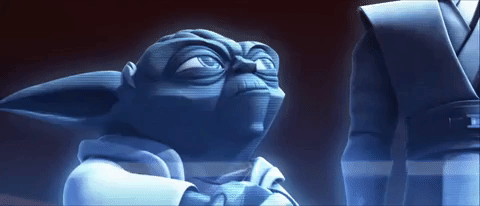 Happy Birthday Star Wars Gift Yoda GIF