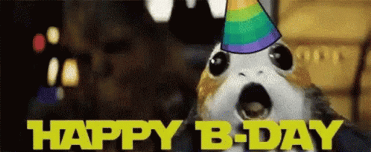 Happy Birthday Star Wars Party GIF