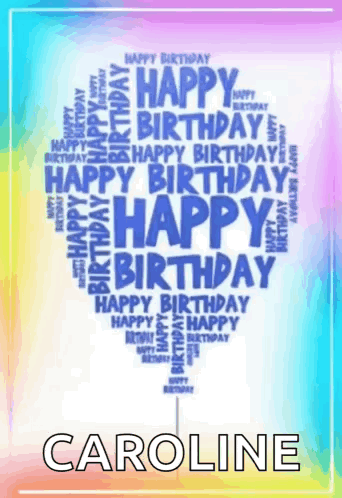 Happy Birthday Sweet Caroline GIF