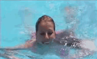 Happy Birthday Swim In The Pool Beach GIF