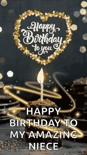 Happy Birthday To You And Happy Birthday To My Amazing Niece GIF
