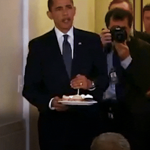 Happy Birthday To You Barack Obama GIF
