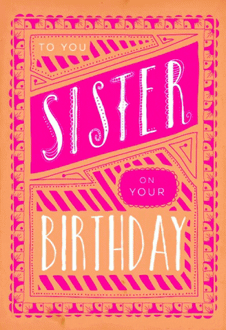 Happy Birthday To You Sister In Law Card GIF