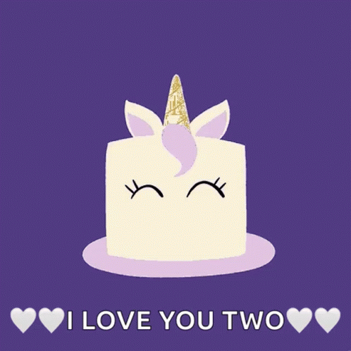 Happy Birthday Twins Love You Two GIF