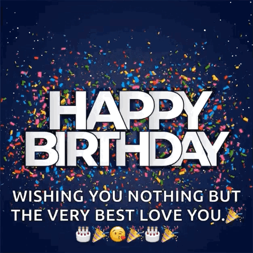 Happy Birthday Uncle Best Love Greeting GIF