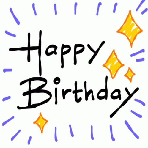 Happy Birthday Uncle Flashy Mobile Drawing GIF