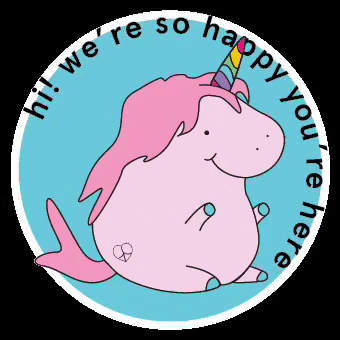 Happy Birthday Unicorn We're So Happy GIF