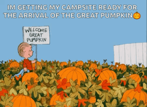 Happy Birthday Welcome Great Pumpkin Snoopy GIF