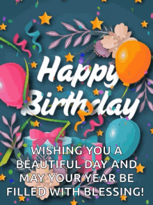 Happy Birthday Wishing You A Beautiful Day GIF