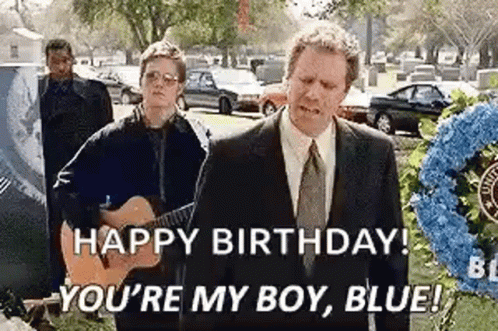 Happy Birthday You're My Boy Blue GIF