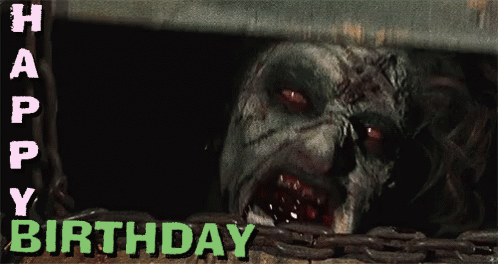 Happy Birthday Zombie Card