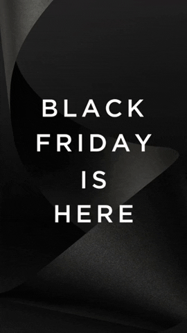 Happy Black Friday Text Animation GIF