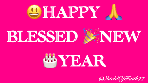 Happy Blessed New Year GIF