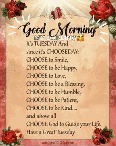 Happy Blessed Tuesday Have A Great Day GIF