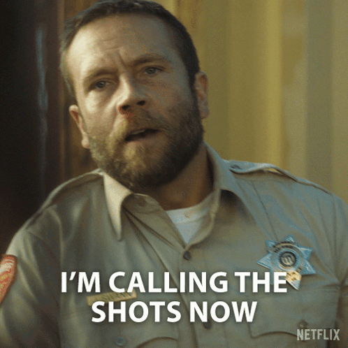 Happy Boss Day I'm Calling The Shots Now GIF
