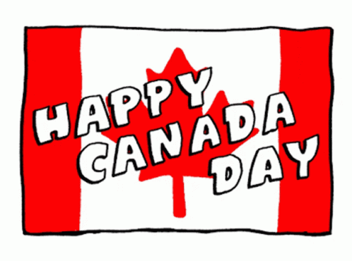 Happy Canada Day Canadian Flag