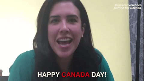 Happy Canada Day Fine Looking Lady GIF
