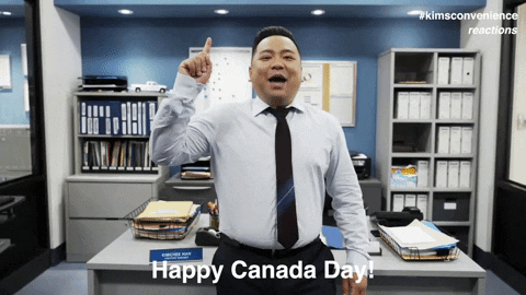 Happy Canada Day Kimchee Kim's Conveniemce GIF