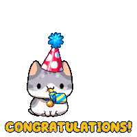 Happy Cat Sticker GIF