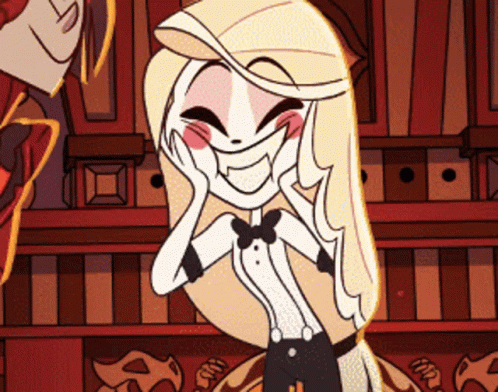 Happy Charlie Morningstar Hazbin Hotel GIF