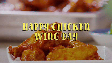 Happy Chicken Wing Day Plot Chickens GIF
