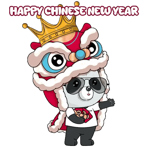 Happy Chinese New Year Panda Card