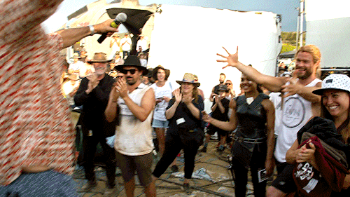 Happy Chris Hemsworth Brotherly Hug GIF