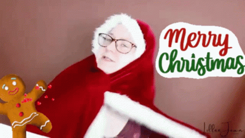 Happy Christmas Eve Santa Claus Face Swap GIF