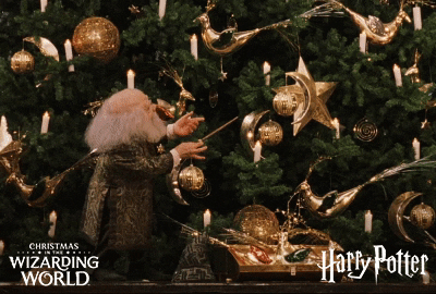 Happy Christmas Harry Dwarf Putting Design GIF