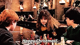 Happy Christmas Harry From Hermione Granger GIF
