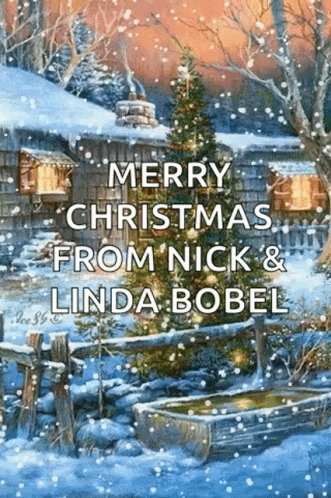 Happy Christmas Harry From Nick And Linda Bobel GIF