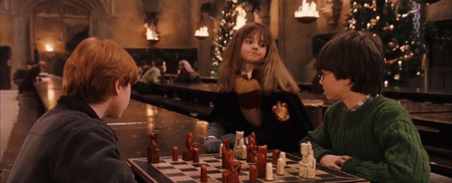 Happy Christmas Harry Hermione Granger Ron Weasly GIF