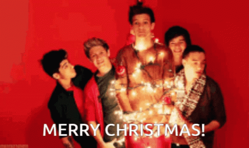 Happy Christmas Harry One Direction Members GIF